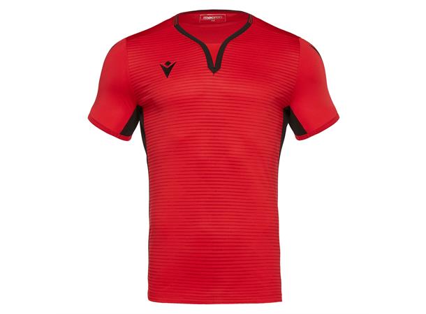 Canopus Shirt Shortsleeve RED/BLK XXS Elegant teknisk t-skjorte - Unisex 