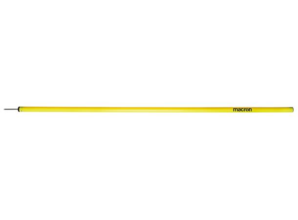 Pole W spike 170CM YEL Slalomstang med pigg 