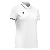 Melody polo WHT/GRY XXS Poloskjorte - Dame