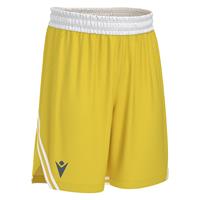 Kansas Basket Eco Shorts YEL/WHT XXL Teknisk basketshorts - Unisex