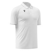 Aulos Polo WHT/SLV XXS Teknisk poloskjorte - Unisex