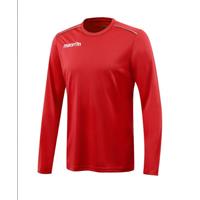 Rigel shirt longleeve RED M Teknisk treningsskjorte - Unisex
