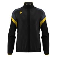 ODIN full zip top BLK/YEL XXL Jakke med kontrastdetaljer